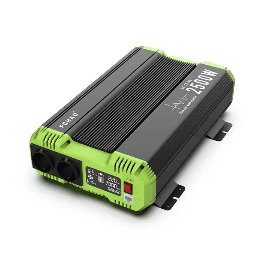 Інвертор 12-220В з чистою синусоїдою 2500Вт/5000Вт (перетворювач напруги) AusHauz